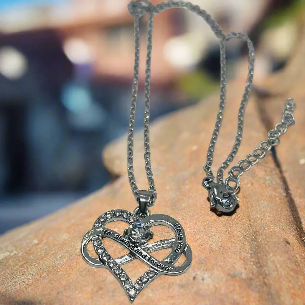 April Birthstone Diamond Necklace