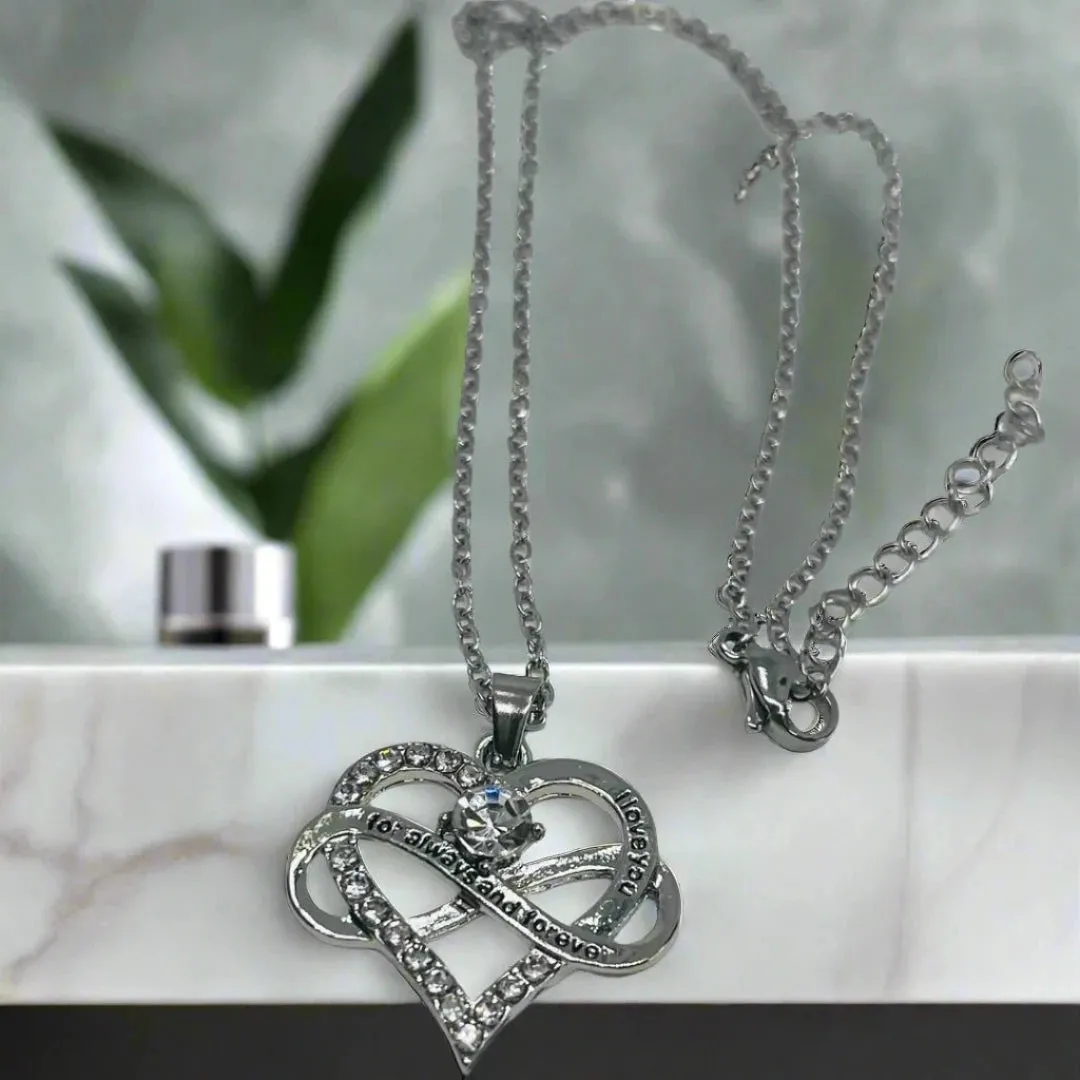 April Birthstone Diamond Necklace