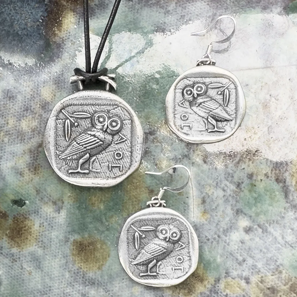 Athena's Owl Jewelry Set