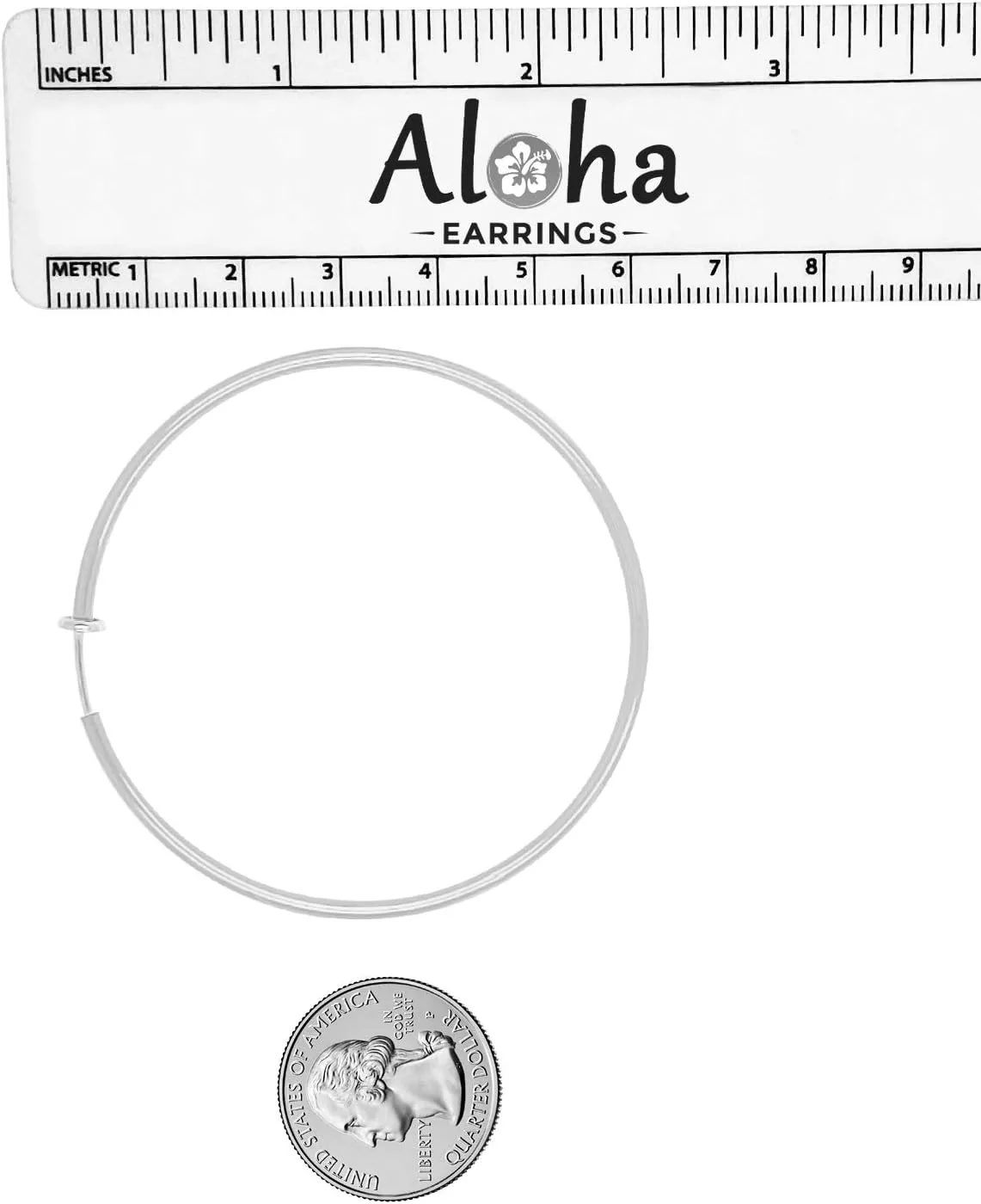 Clip On Spring Hoop Earrings for Non-Pierced Ears