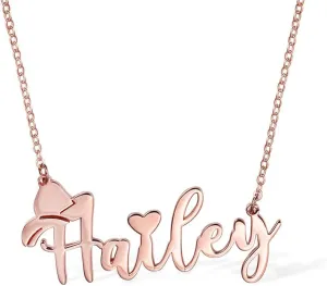Custom Name Necklace Personalized Cowgirl Necklace With Cowboy Hat Western Good Luck Jewelry Gift for Her Him