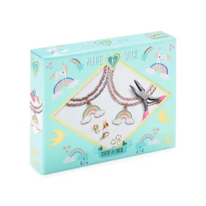 Djeco You & Me Jewelry Kit: Rainbow Kumihimo Beads & Jewelry
