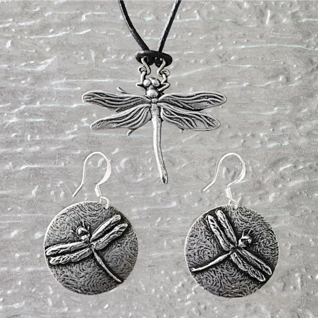 Dragonfly Jewelry Set