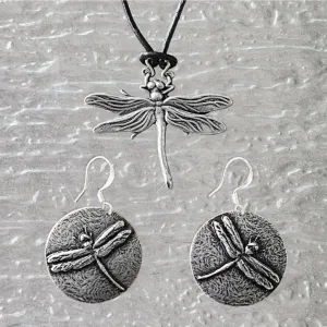 Dragonfly Jewelry Set