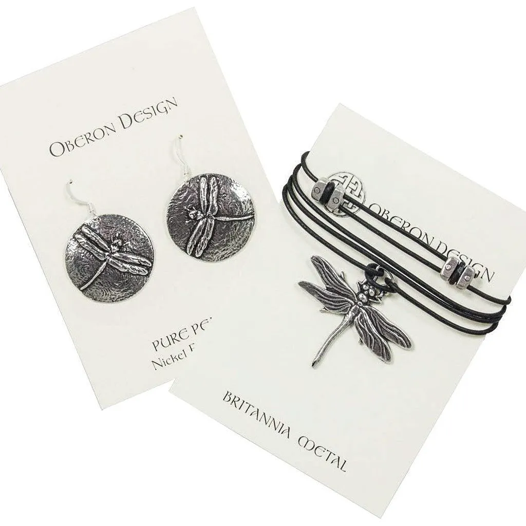 Dragonfly Jewelry Set