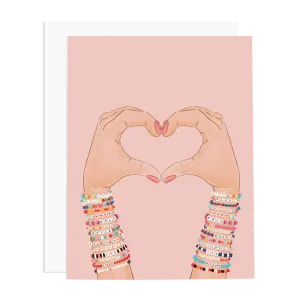 Friendship Bracelets Greeting Card