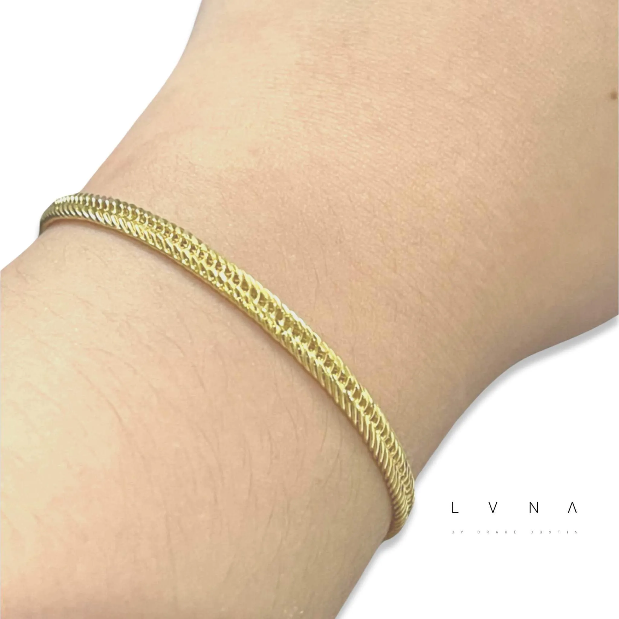 #GOLD2024 | 18K Golden Triple Lock Unisex Bracelet