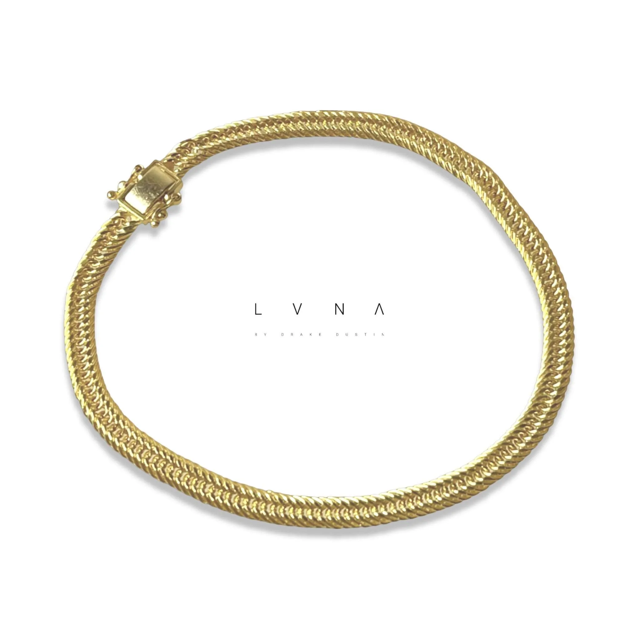 #GOLD2024 | 18K Golden Triple Lock Unisex Bracelet