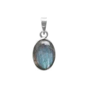 Labradorite Stone 925 Sterling Silver Pendant For Women Girls Gift, Natural Gemstone Pendant Necklace, Handmade jewellery Pendant, Solitaire Pendant Christmas Gift