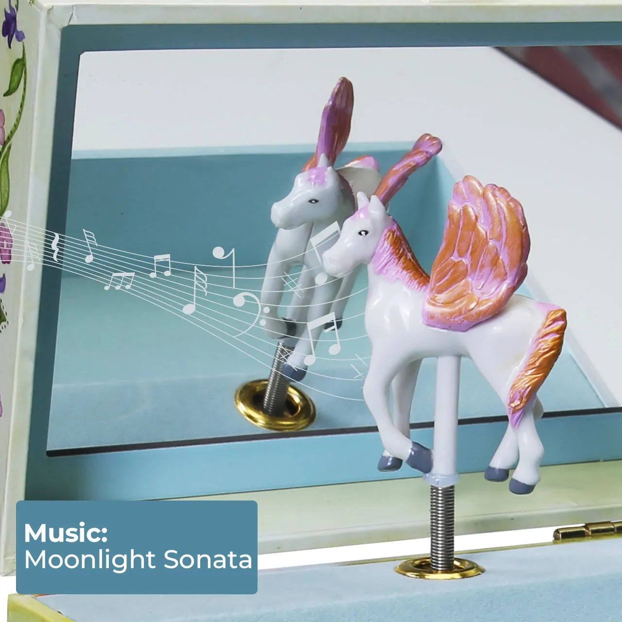 Pegasus Musical Jewelry Box For Little Kids