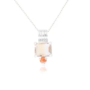 Priya Ametrine Silver Necklace